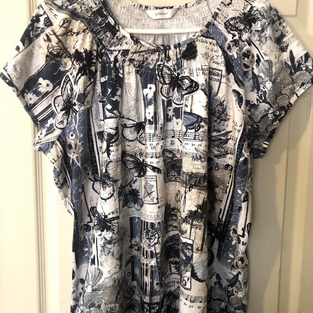 CJ Banks womens shirt sz 1X